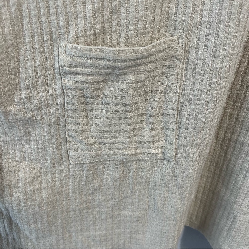 Heyson waffle knit tan lagenlook tunic size 2xl - Picture 7 of 8